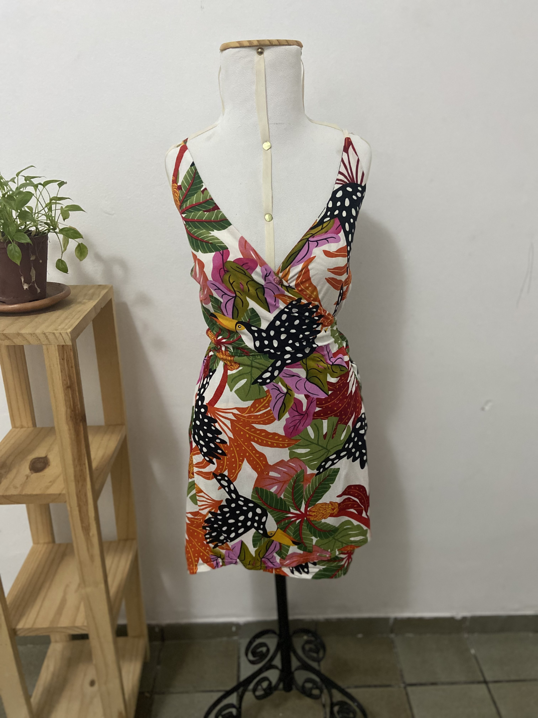 Vestido Curto Estampado